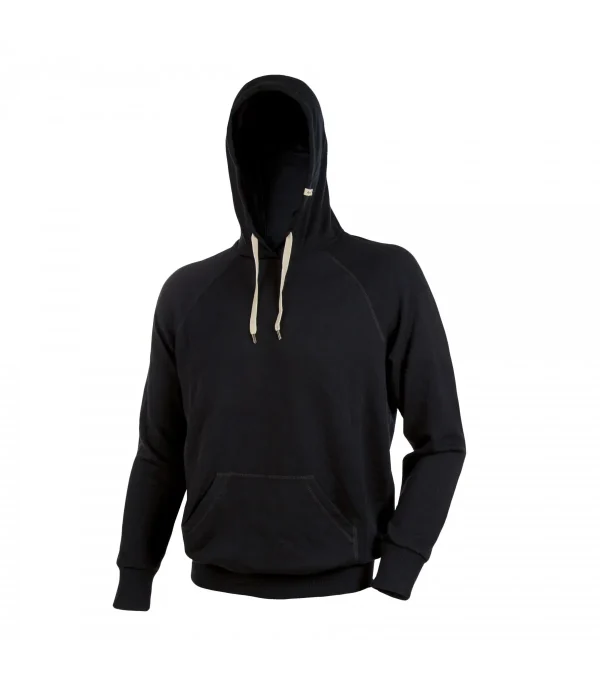 Sweatshirt Chaud Et Confortable à Capuche En Pure Laine Mérinos vente pas cher 3