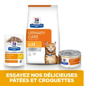 Top ventes HILL’S Pet Nutrition C/D Urinary Multicare Sachet Repas Pour Chat Poulet 14