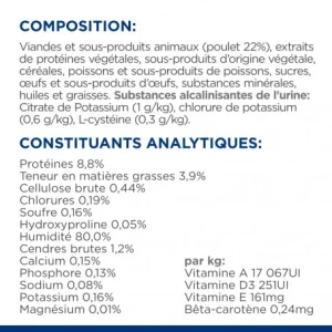 Top ventes HILL’S Pet Nutrition C/D Urinary Multicare Sachet Repas Pour Chat Poulet 24